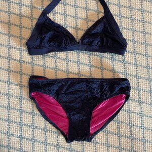 Navy and Pink Bikini